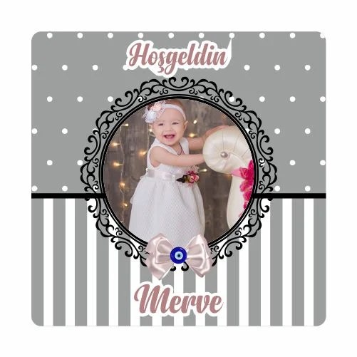 Yeni Doğan Temalı Doğum Günü Magneti